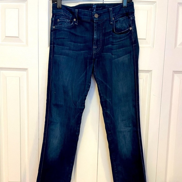 Y2K 7 for All Mankind Kimmie Straight Leg Jean Size 29 - Picture 3 of 7